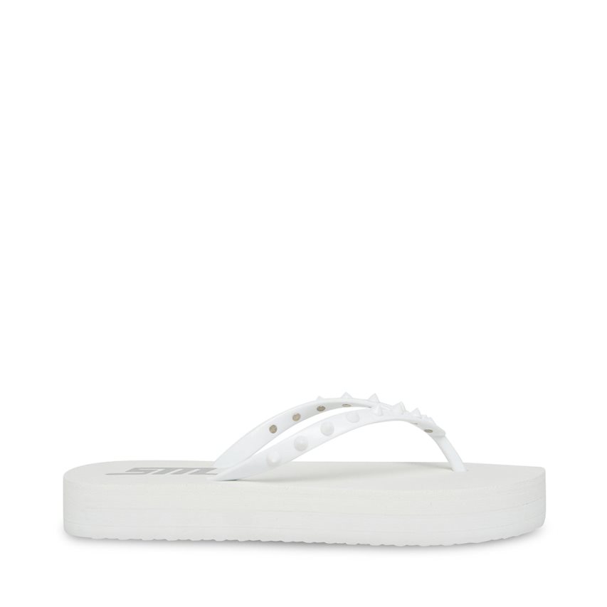 Chanclas Steve Madden Lumi Mujer Blancas | ES DKES69